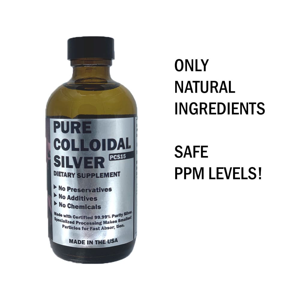 Pure Colloidal Silver Liquid Supplement